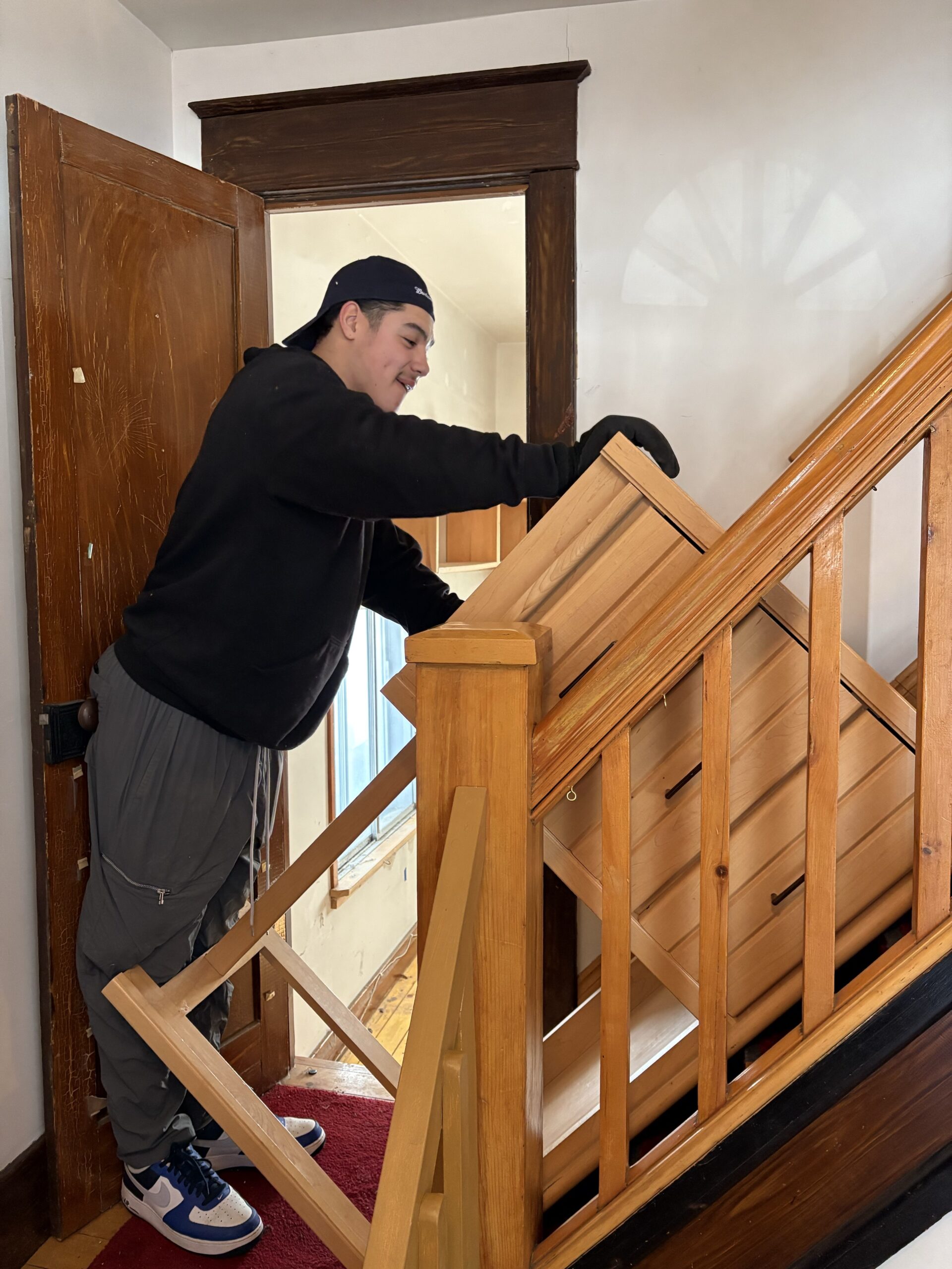 Hands-on assistance with moving furniture.